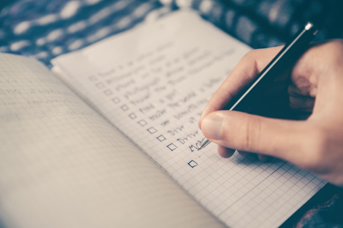 A calendar or planner spread showing a week of AI learning activities
